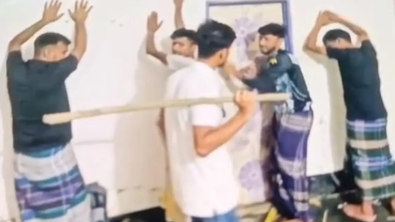 নির্যাতনের দৃশ্য। ছবি : সংগৃহীত